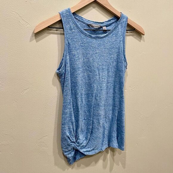 Athleta Knot Zephyr Blue Tank Top - Size: XXS - Picture 4 of 7